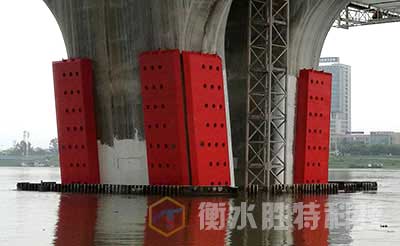 固定式钢覆复合材料桥梁防撞设施  防船撞装置