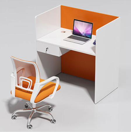 沈阳办公家具现代简约职员屏风办公桌卡位双人工位钢架电脑桌办公椅定制