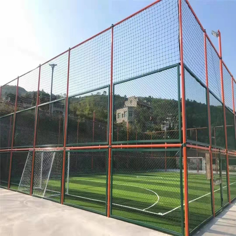 拼装式足球场围网 组装式排球场围网案例